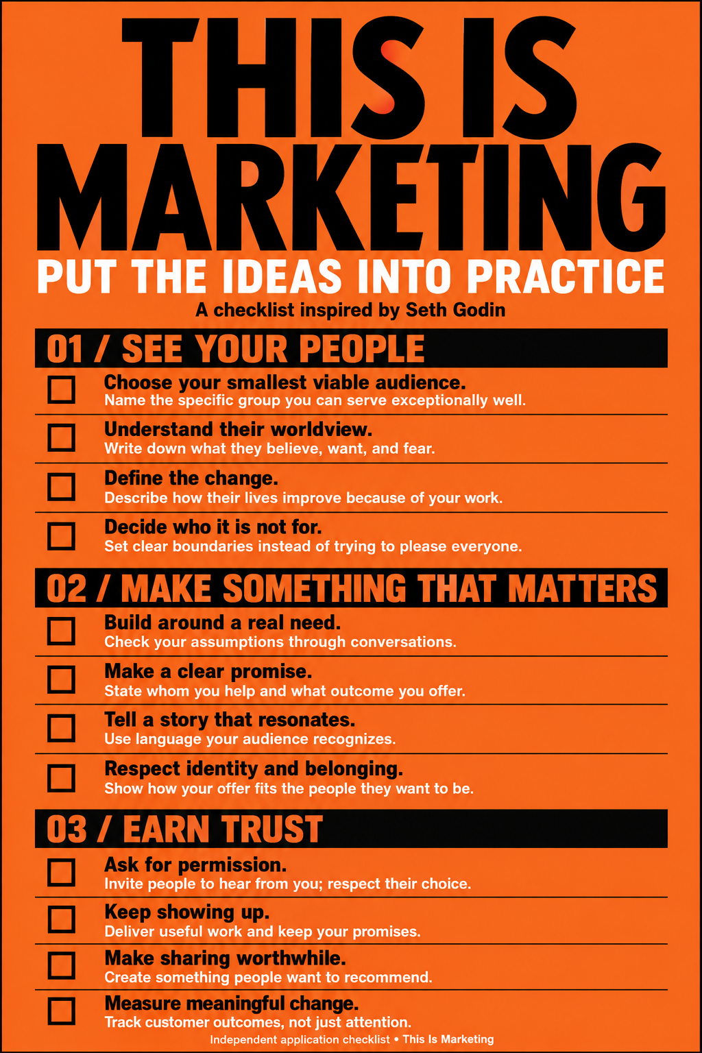 This Is Marketing visual study example